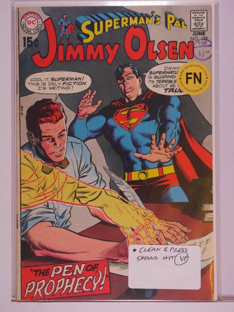 SUPERMANS PAL JIMMY OLSEN (1954) Volume 1: # 0129 FN