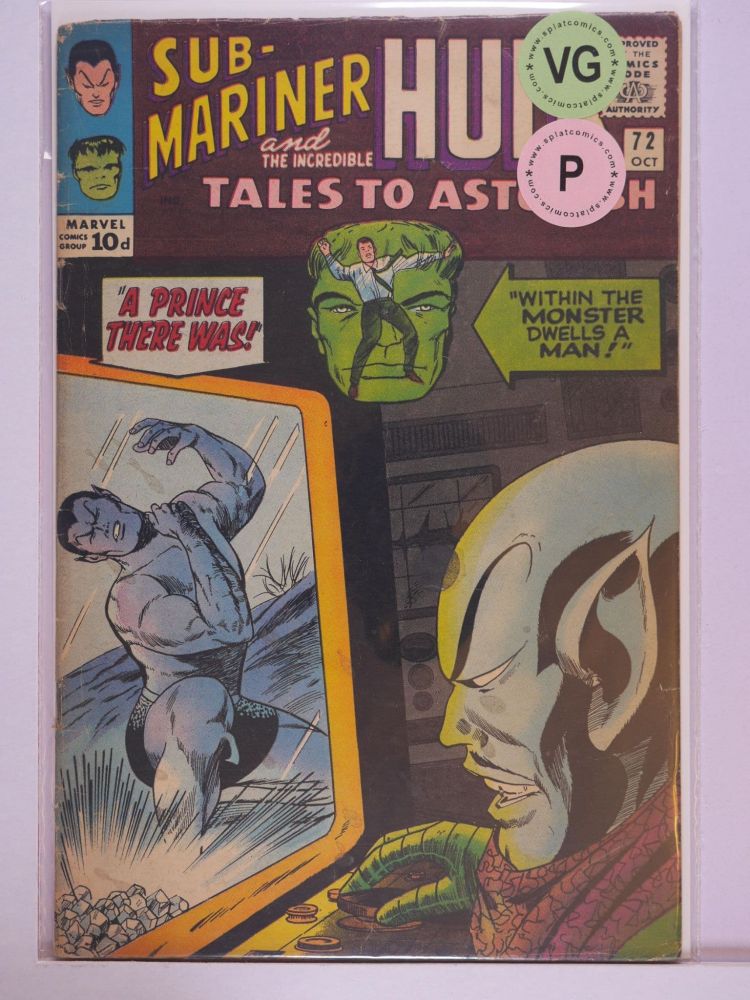 TALES TO ASTONISH (1959) Volume 1: # 0072 VG PENCE