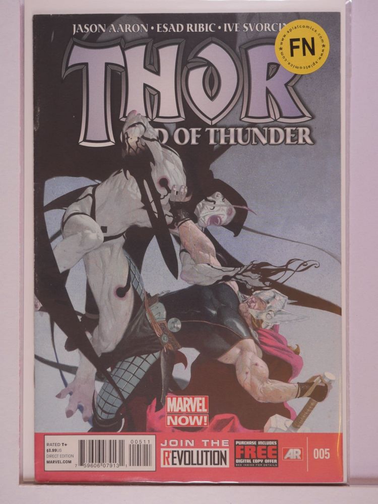 THOR GOD OF THUNDER (2013) Volume 1: # 0005 FN