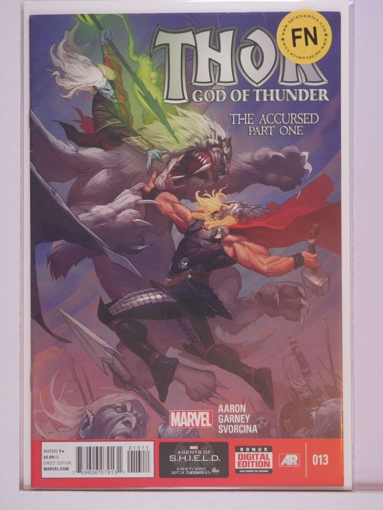 THOR GOD OF THUNDER (2013) Volume 1: # 0013 FN