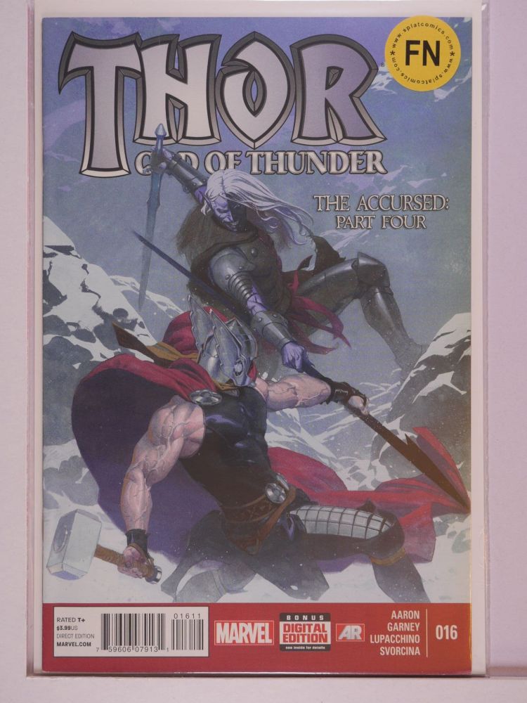 THOR GOD OF THUNDER (2013) Volume 1: # 0016 FN