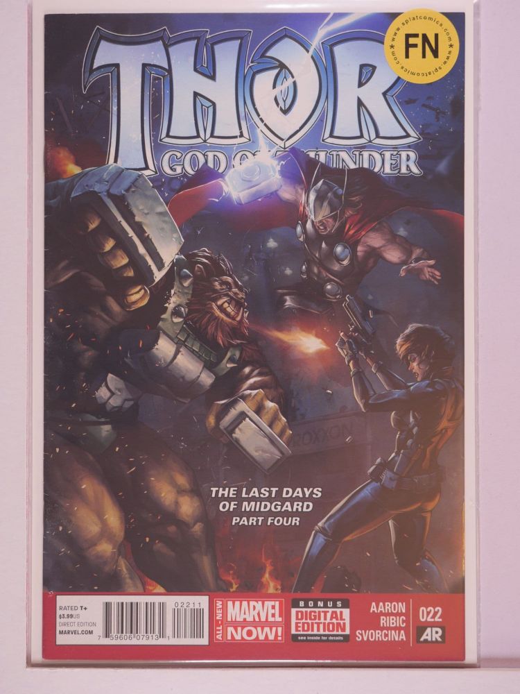 THOR GOD OF THUNDER (2013) Volume 1: # 0022 FN