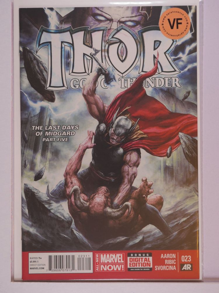 THOR GOD OF THUNDER (2013) Volume 1: # 0023 VF