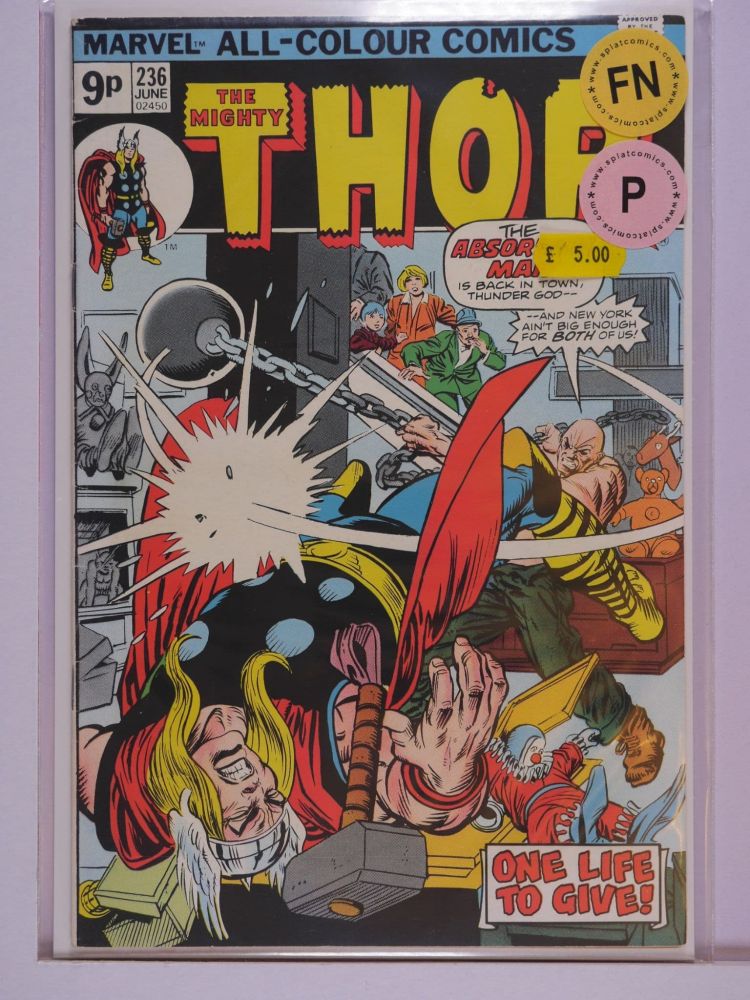 THOR JOURNEY INTO MYSTERY (1952) Volume 1: # 0236 FN PENCE