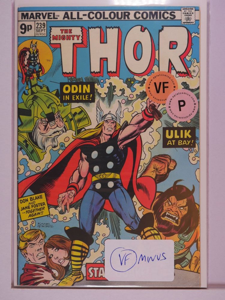 THOR JOURNEY INTO MYSTERY (1952) Volume 1: # 0239 VF PENCE