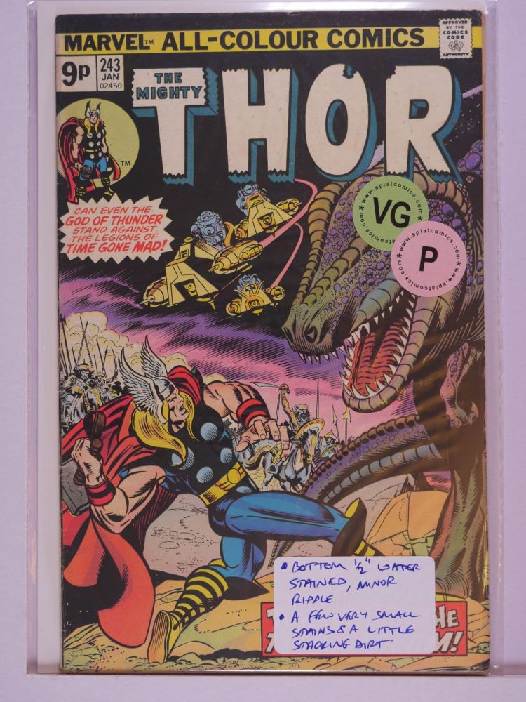 THOR JOURNEY INTO MYSTERY (1952) Volume 1: # 0243 VG PENCE