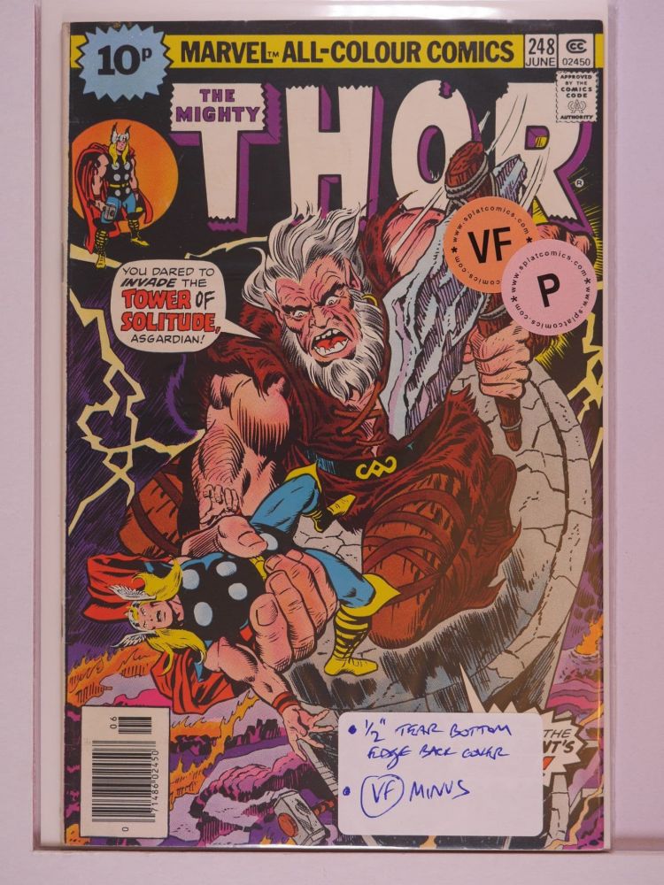 THOR JOURNEY INTO MYSTERY (1952) Volume 1: # 0248 VF PENCE