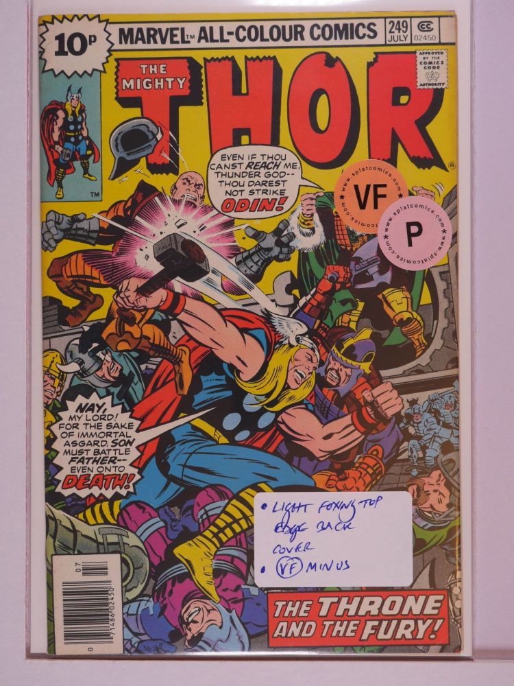 THOR JOURNEY INTO MYSTERY (1952) Volume 1: # 0249 VF PENCE