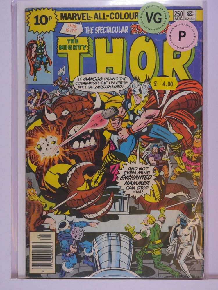 THOR JOURNEY INTO MYSTERY (1952) Volume 1: # 0250 VG PENCE