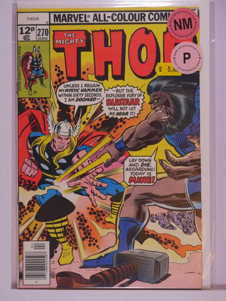 THOR JOURNEY INTO MYSTERY (1952) Volume 1: # 0270 NM PENCE