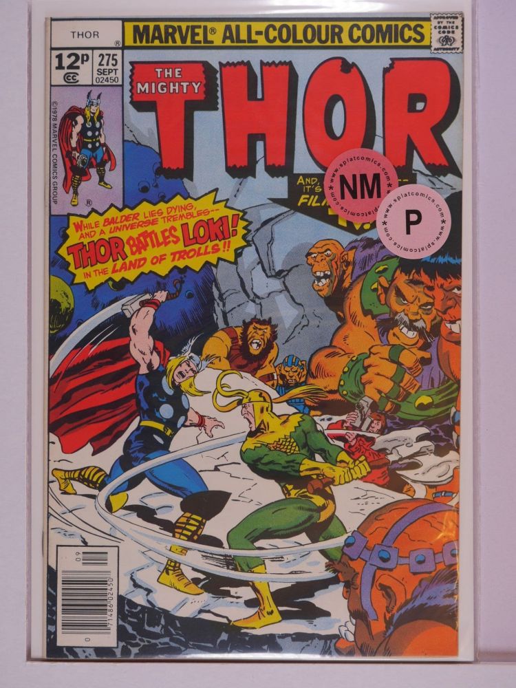 THOR JOURNEY INTO MYSTERY (1952) Volume 1: # 0275 NM PENCE