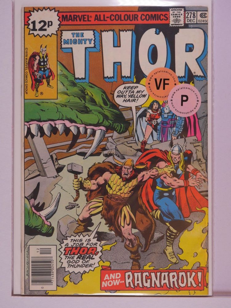 THOR JOURNEY INTO MYSTERY (1952) Volume 1: # 0278 VF PENCE