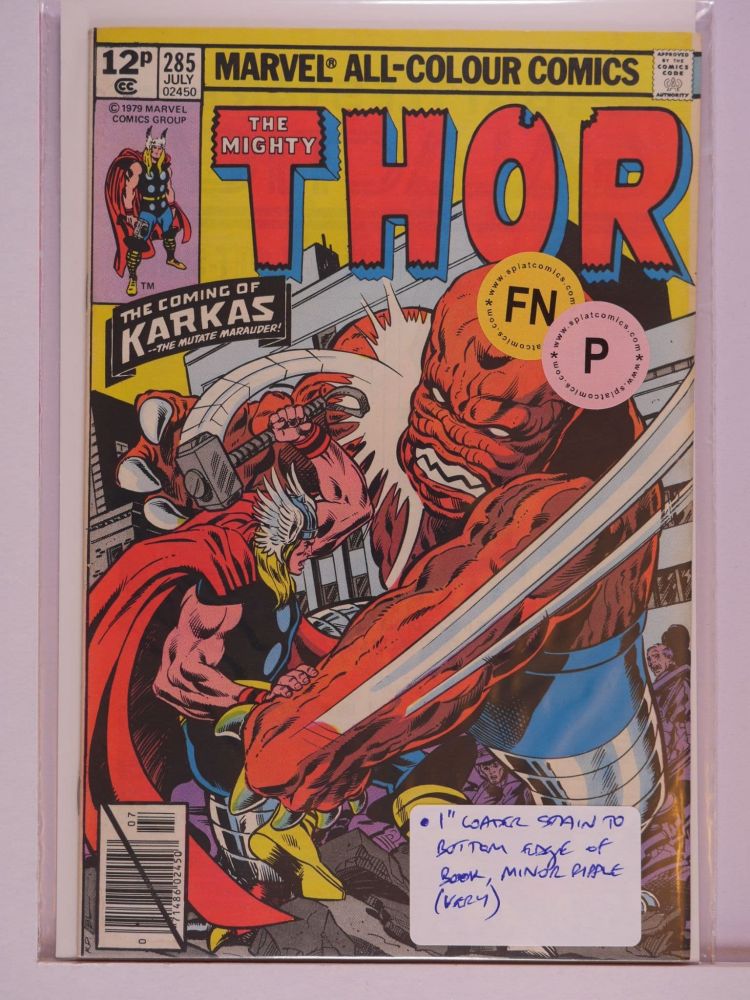 THOR JOURNEY INTO MYSTERY (1952) Volume 1: # 0285 FN PENCE