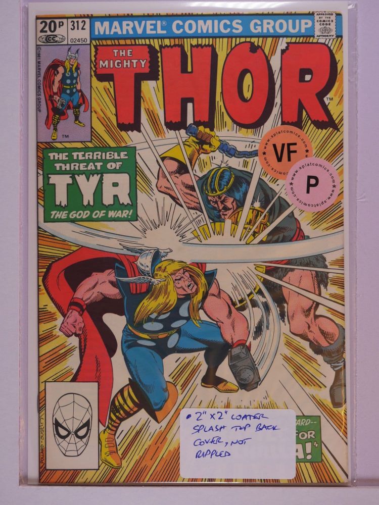 THOR JOURNEY INTO MYSTERY (1952) Volume 1: # 0312 VF PENCE