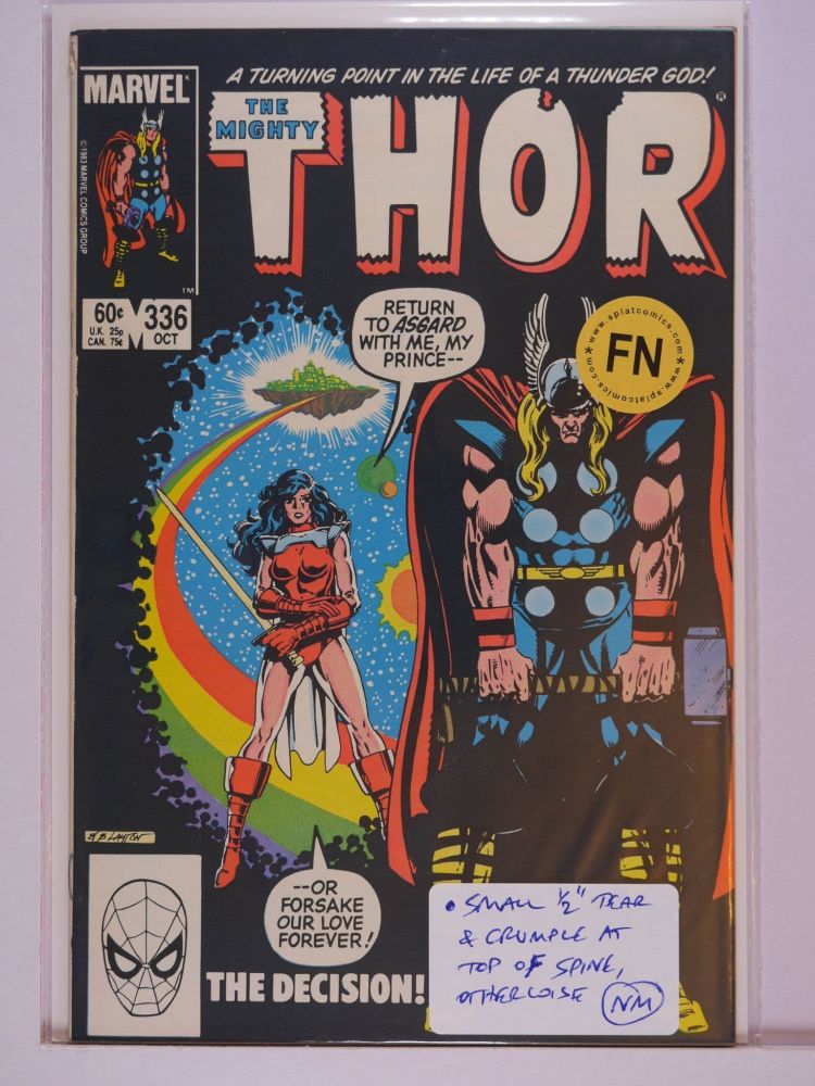 THOR JOURNEY INTO MYSTERY (1952) Volume 1: # 0336 FN