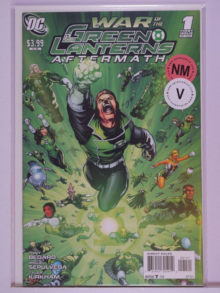 WAR OF THE GREEN LANTERNS AFTERMATH (2011) Volume 1: # 0001 NM MIGUEL SEPULVADA CVR FLYING LANTERNS