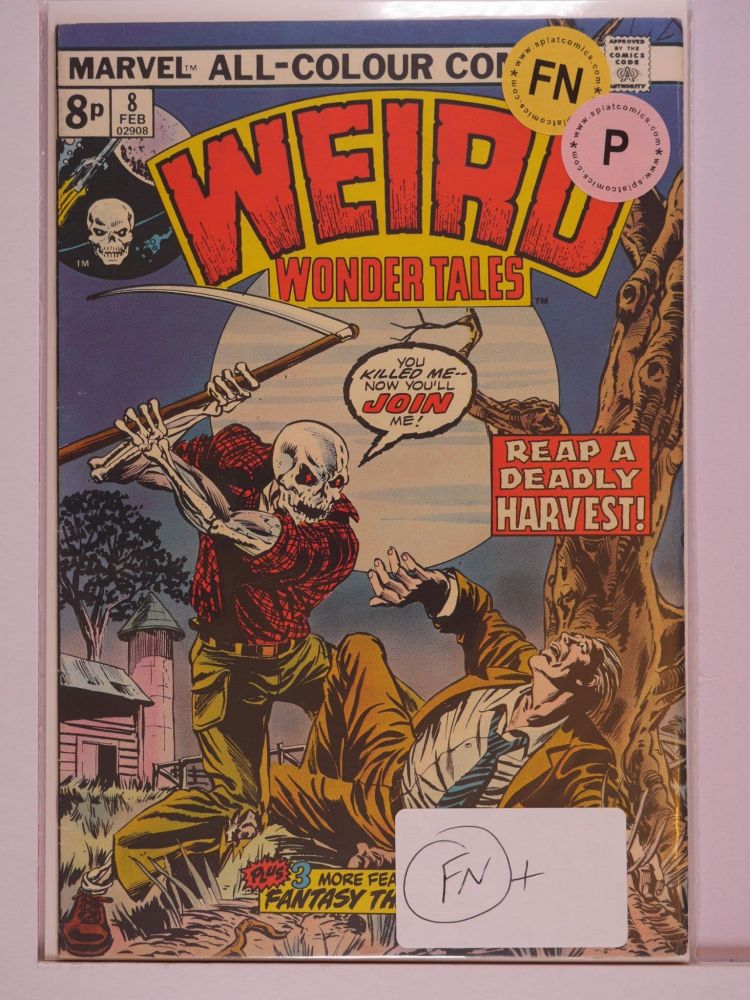 WEIRD WONDER TALES (1973) Volume 1: # 0008 FN PENCE