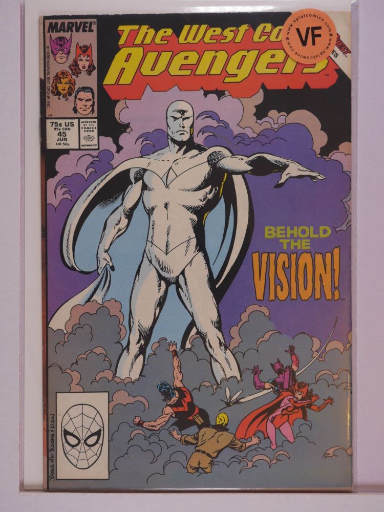 WEST COAST AVENGERS (1985) Volume 1: # 0045 VF