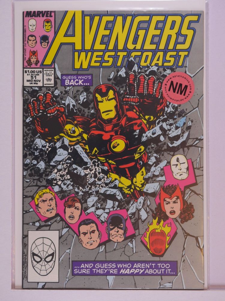 WEST COAST AVENGERS (1985) Volume 1: # 0051 NM