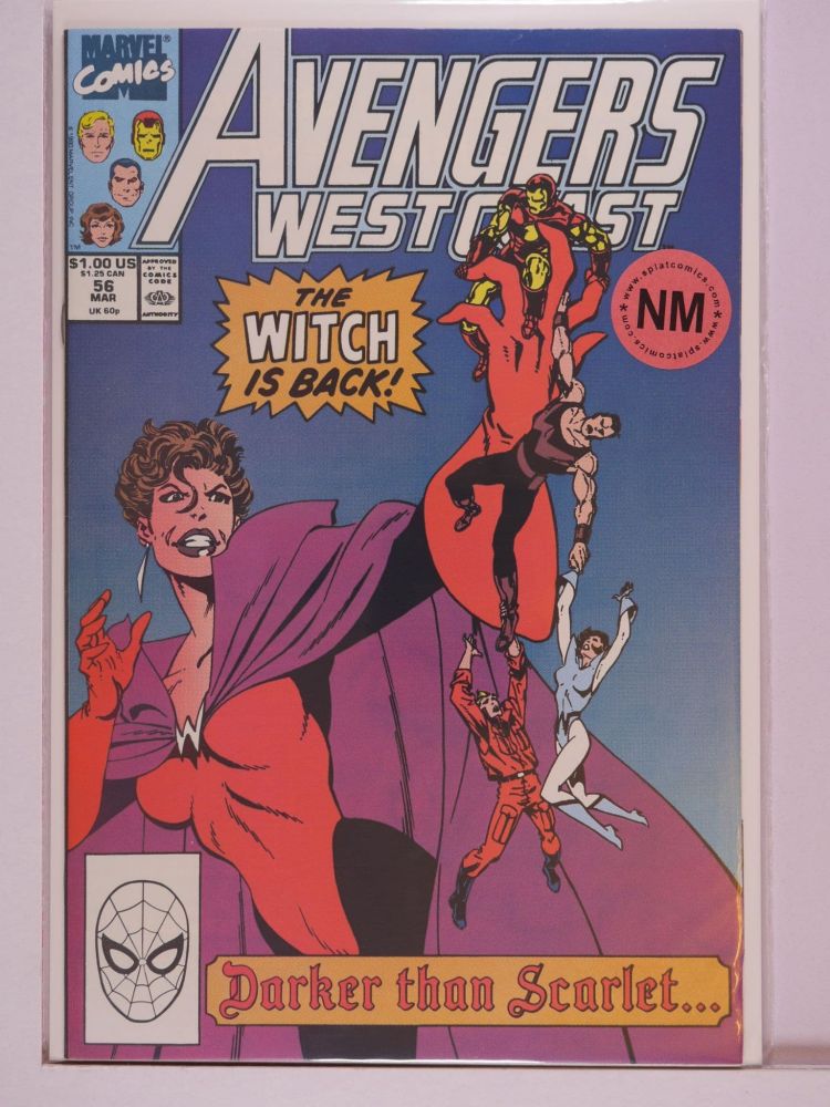 WEST COAST AVENGERS (1985) Volume 1: # 0056 NM