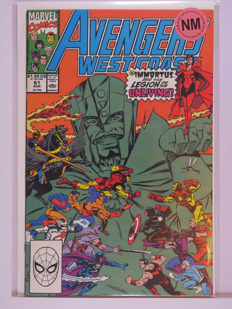 WEST COAST AVENGERS (1985) Volume 1: # 0061 NM