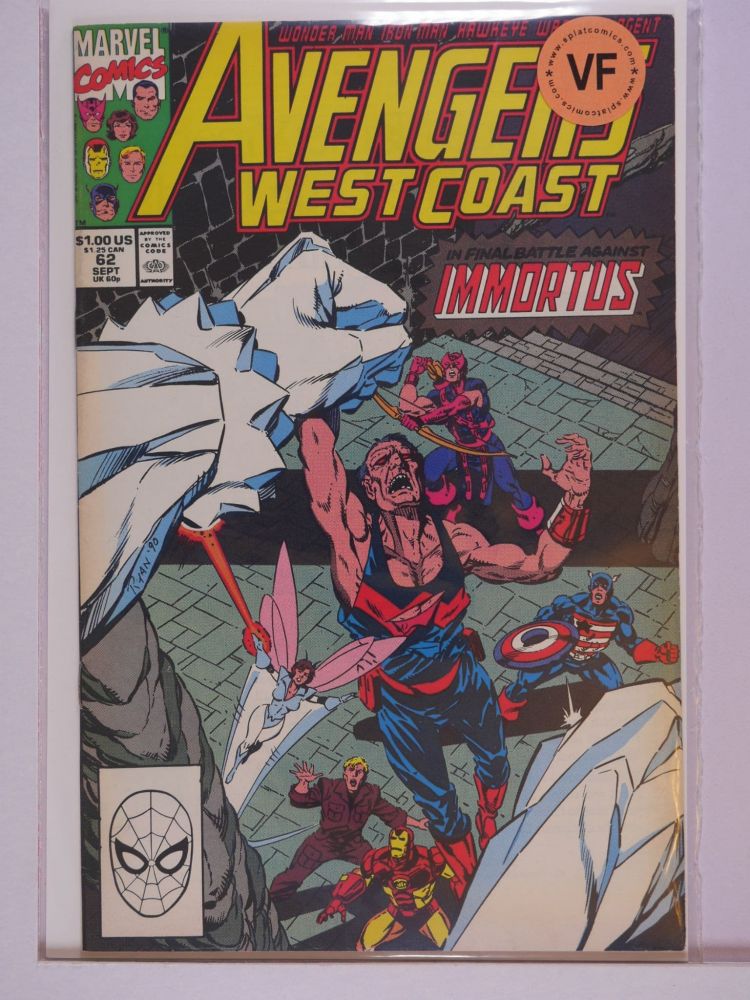 WEST COAST AVENGERS (1985) Volume 1: # 0062 VF