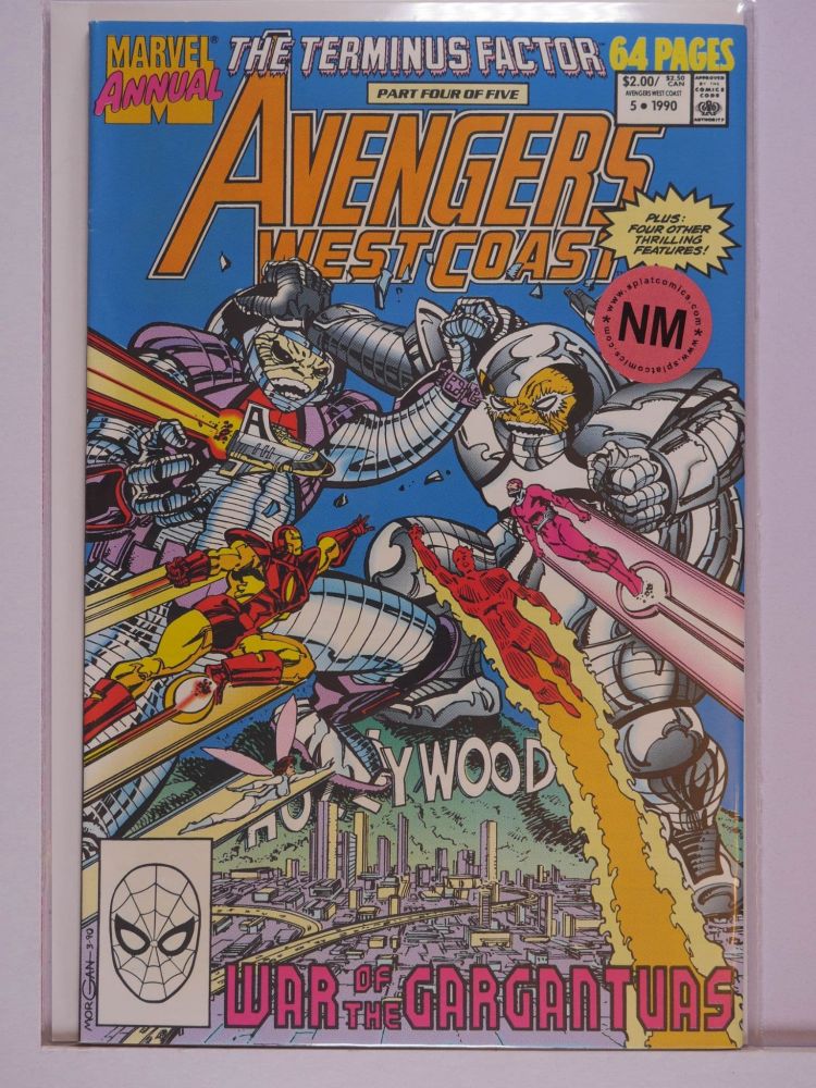 WEST COAST AVENGERS ANNUAL (1986) Volume 1: # 0005 NM