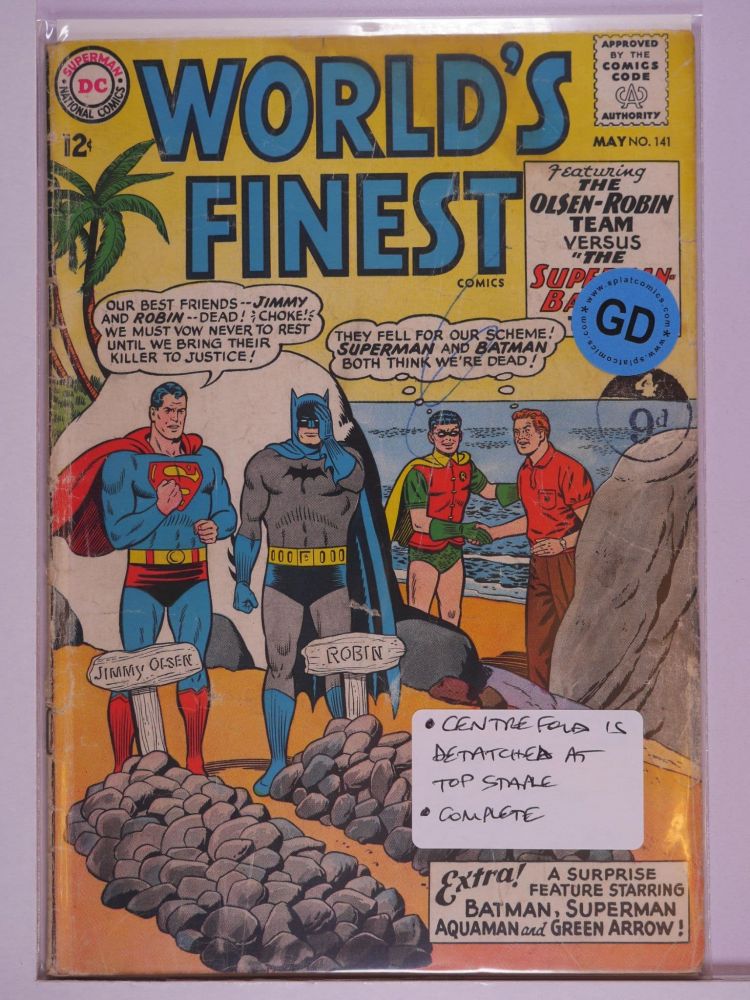 WORLDS FINEST (1941) Volume 1: # 0141 GD