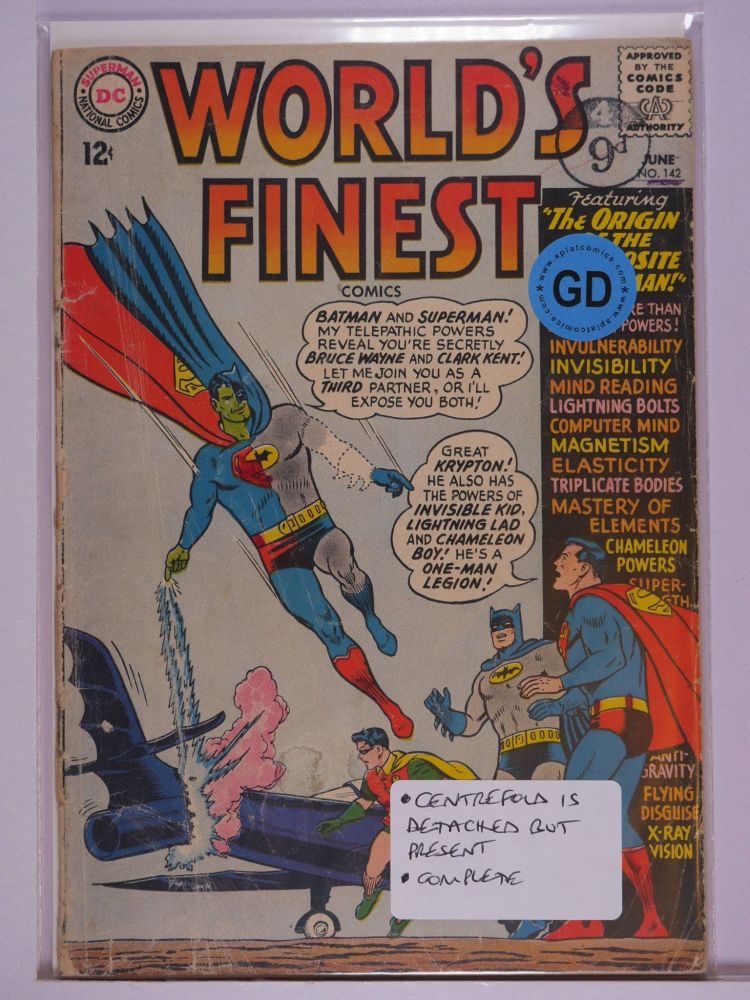 WORLDS FINEST (1941) Volume 1: # 0142 GD