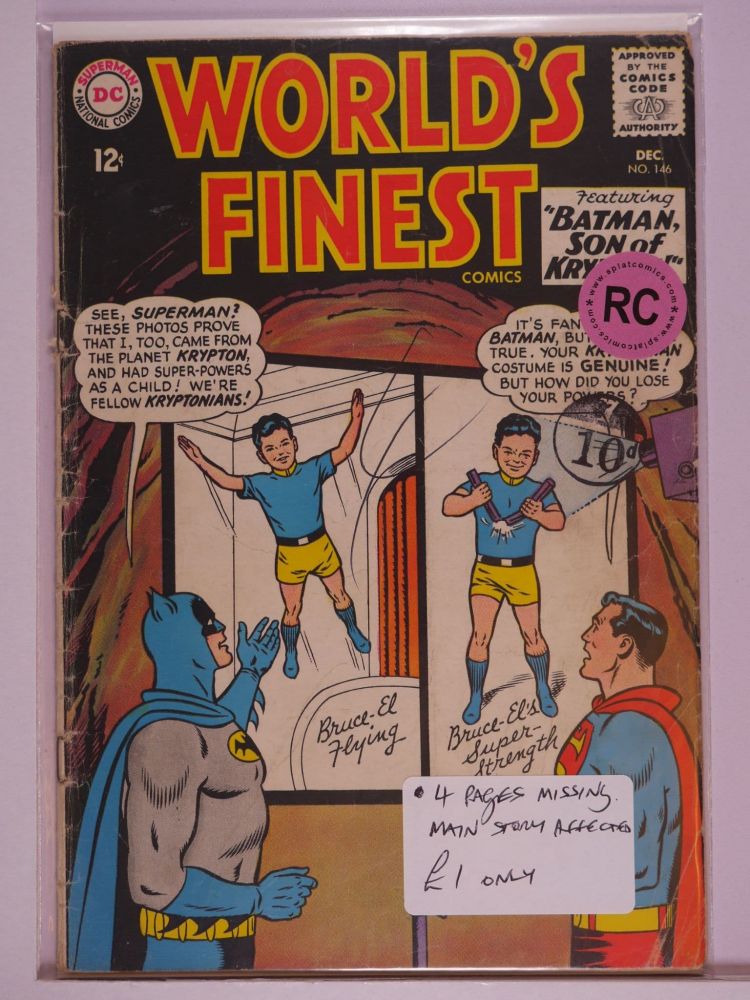 WORLDS FINEST (1941) Volume 1: # 0146 RC