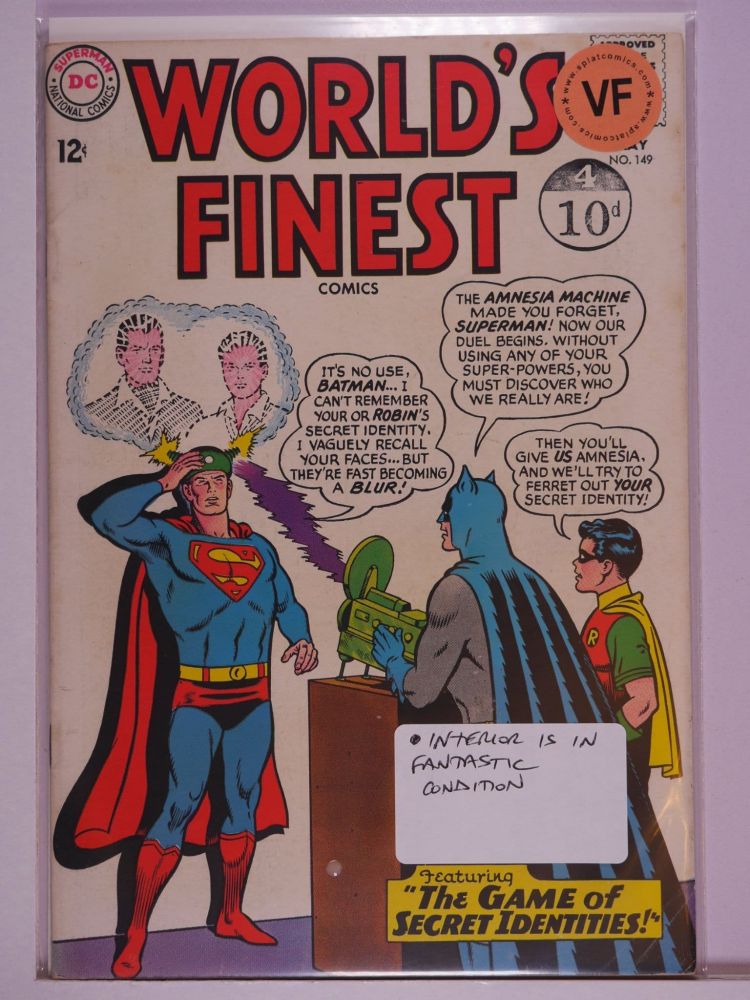 WORLDS FINEST (1941) Volume 1: # 0149 VF