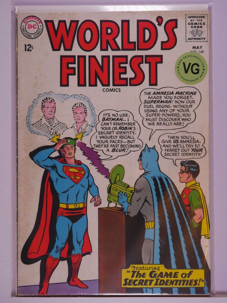 WORLDS FINEST (1941) Volume 1: # 0149 VG