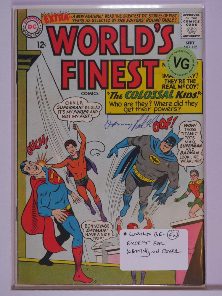 WORLDS FINEST (1941) Volume 1: # 0152 VG