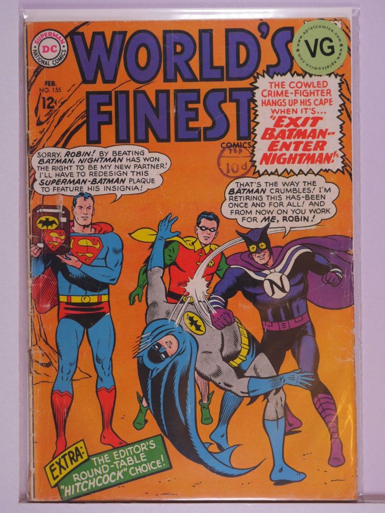 WORLDS FINEST (1941) Volume 1: # 0155 VG