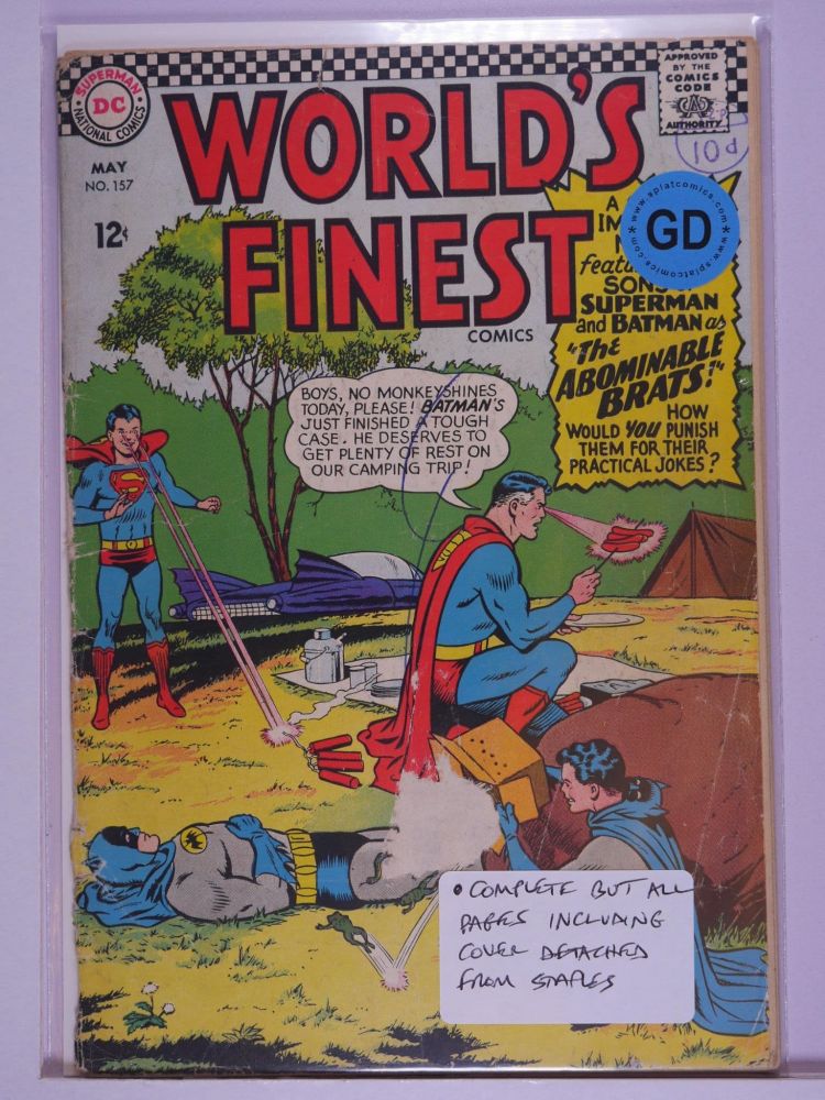 WORLDS FINEST (1941) Volume 1: # 0157 GD