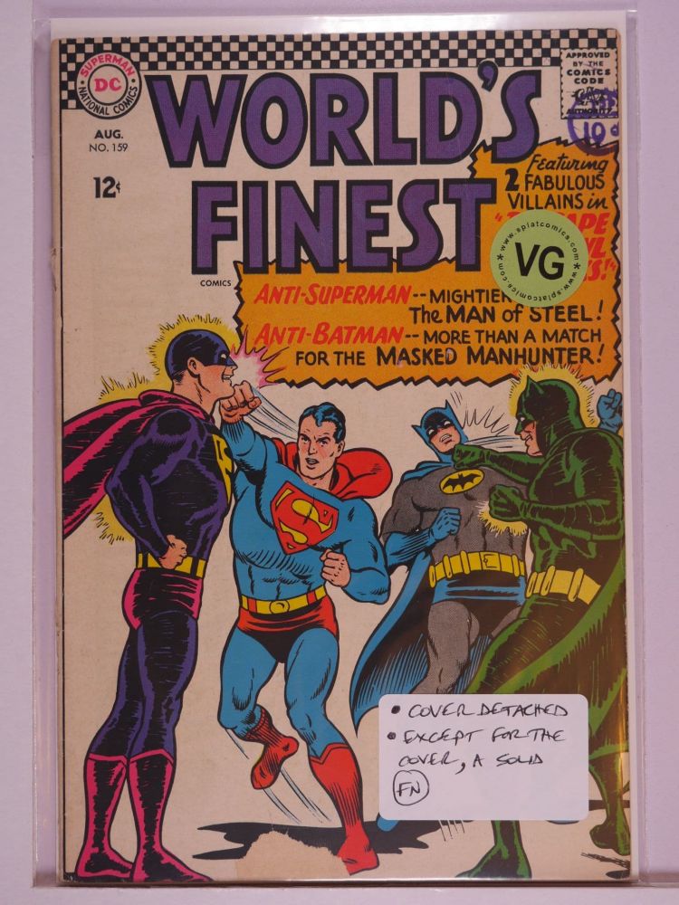 WORLDS FINEST (1941) Volume 1: # 0159 VG