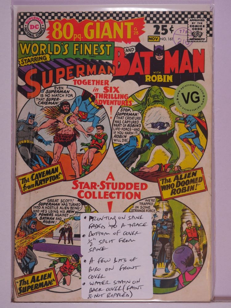 WORLDS FINEST (1941) Volume 1: # 0161 VG