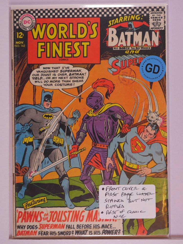 WORLDS FINEST (1941) Volume 1: # 0162 GD