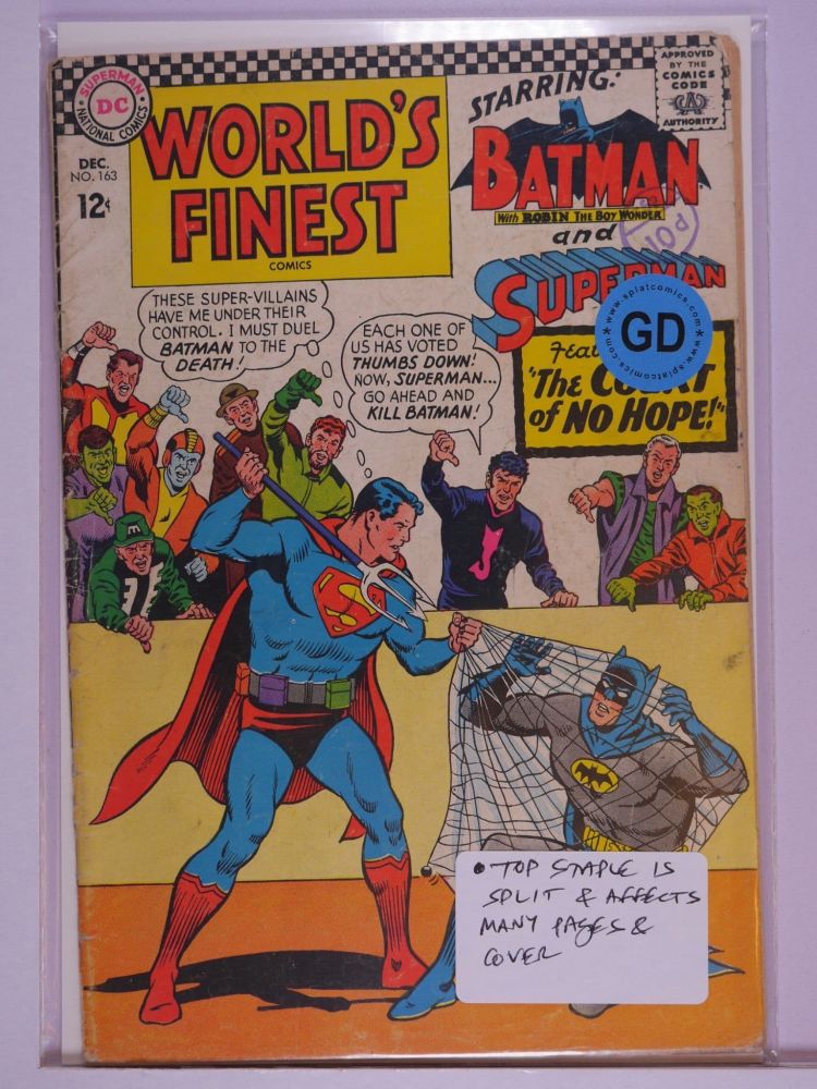 WORLDS FINEST (1941) Volume 1: # 0163 GD