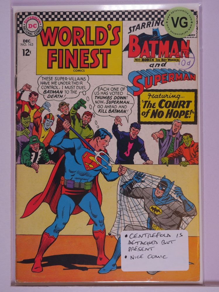 WORLDS FINEST (1941) Volume 1: # 0163 VG