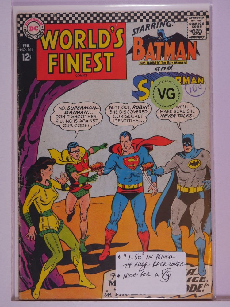 WORLDS FINEST (1941) Volume 1: # 0164 VG