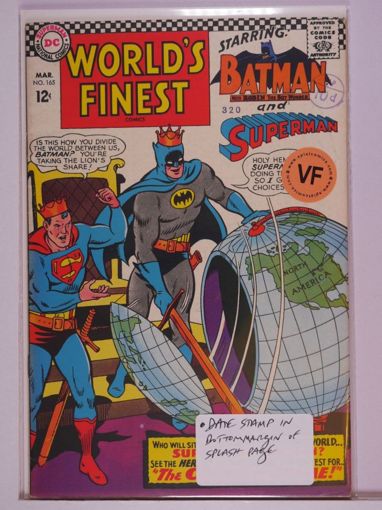 WORLDS FINEST (1941) Volume 1: # 0165 VF