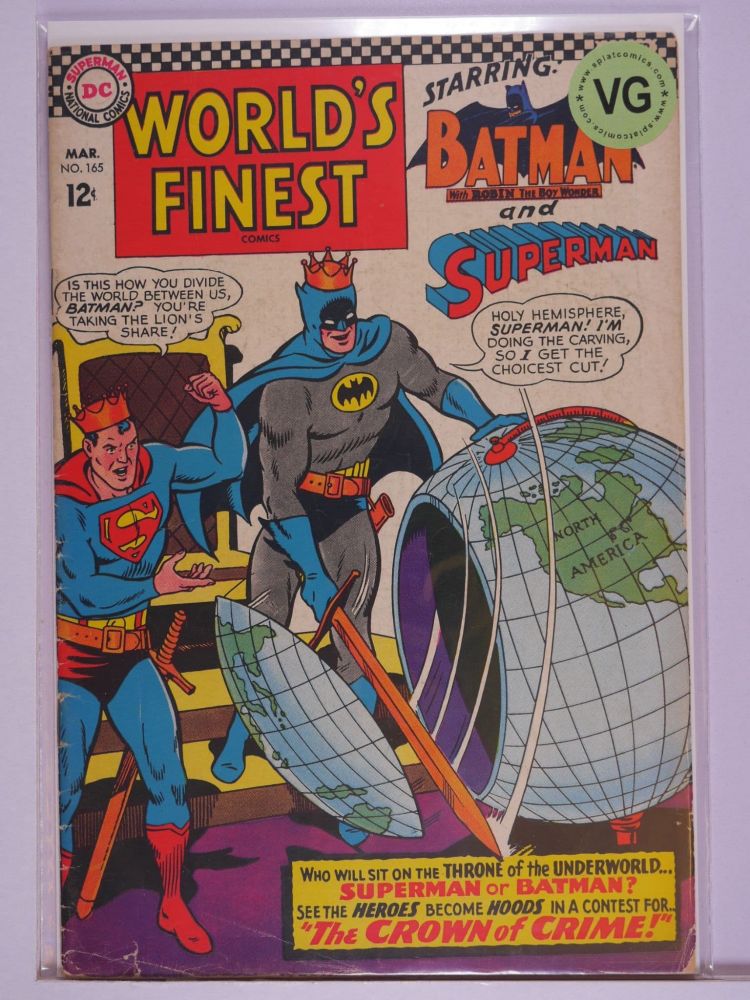 WORLDS FINEST (1941) Volume 1: # 0165 VG