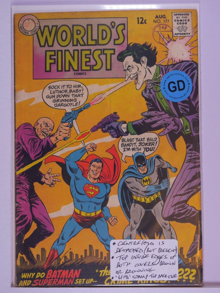 WORLDS FINEST (1941) Volume 1: # 0177 GD