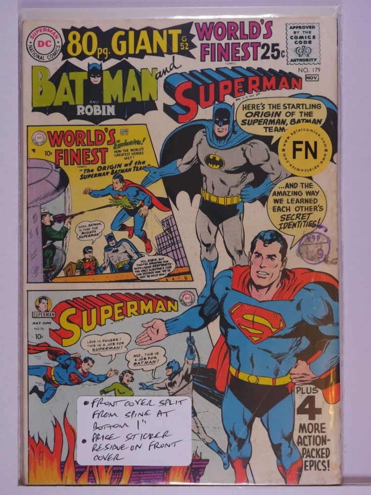 WORLDS FINEST (1941) Volume 1: # 0179 FN