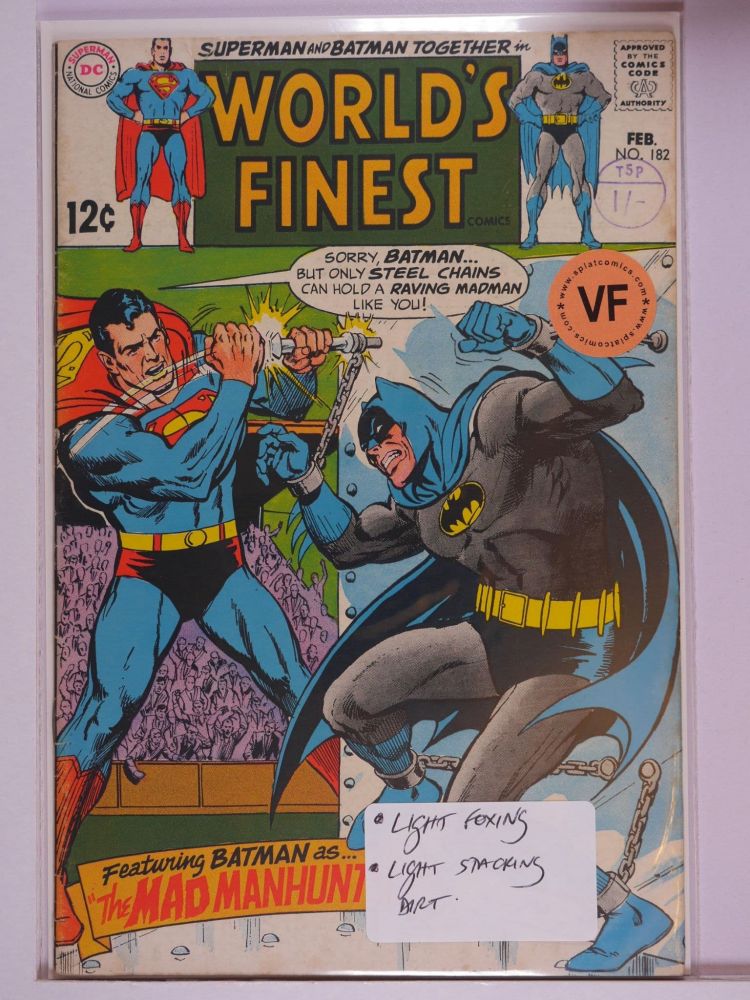 WORLDS FINEST (1941) Volume 1: # 0182 VF