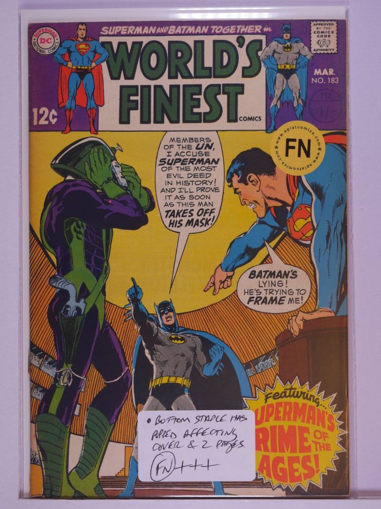 WORLDS FINEST (1941) Volume 1: # 0183 FN