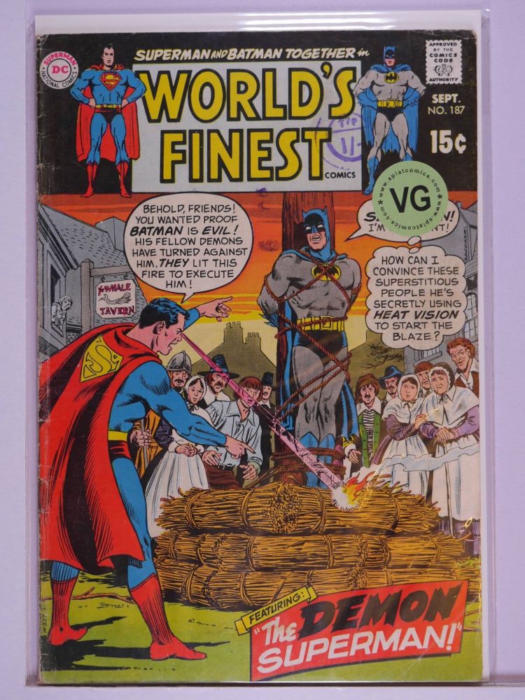 WORLDS FINEST (1941) Volume 1: # 0187 VG