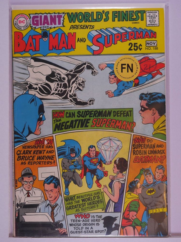 WORLDS FINEST (1941) Volume 1: # 0188 FN