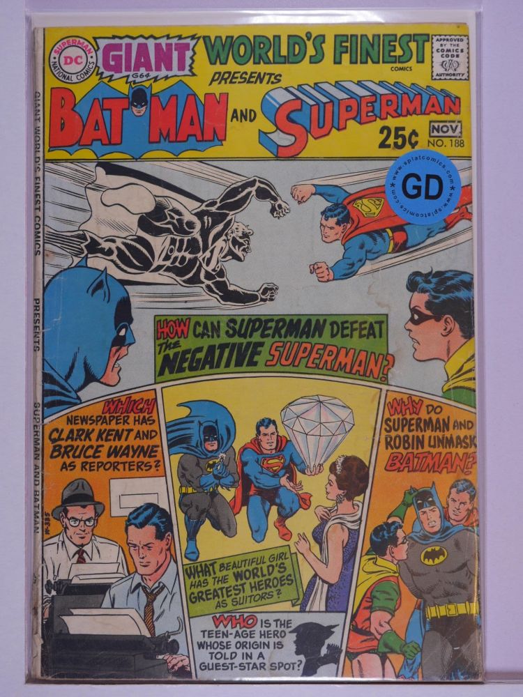 WORLDS FINEST (1941) Volume 1: # 0188 GD